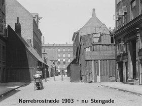 Stengade tidligere Nørrebrostræde. 1903.jpg